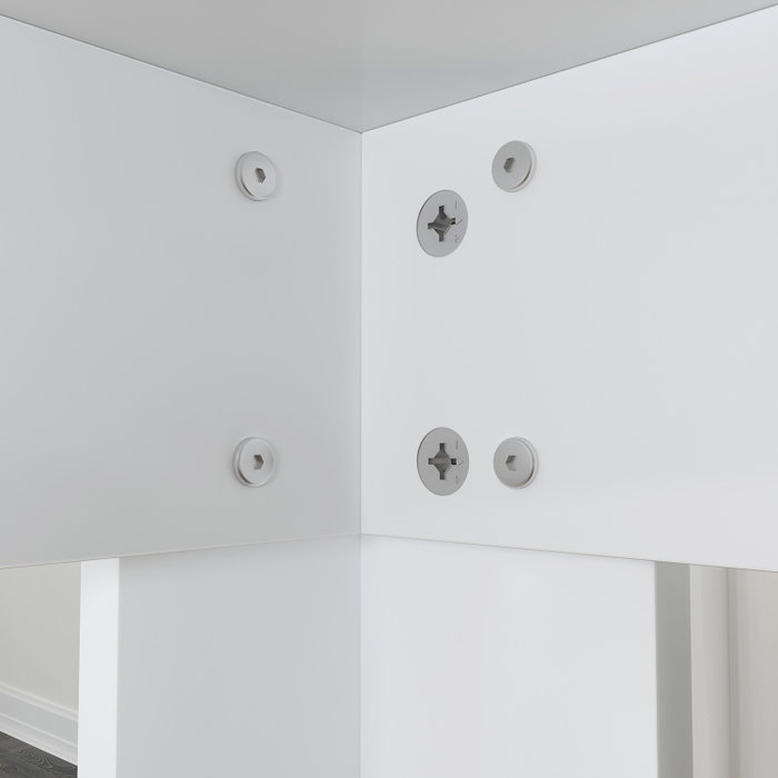 Hanah Home Mesa de Comedor Single 120 - Blanco Brillante